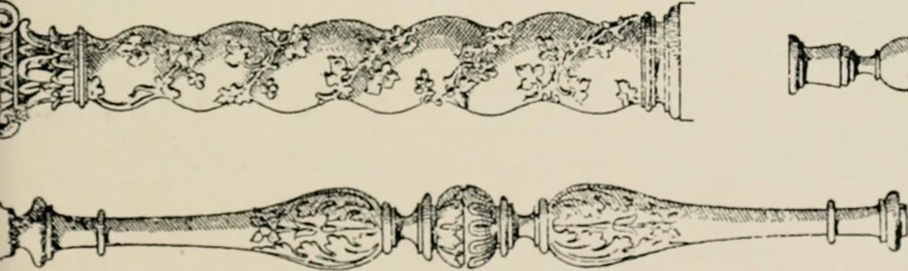 An illustration from The decorative periods, 1906, leaf 147