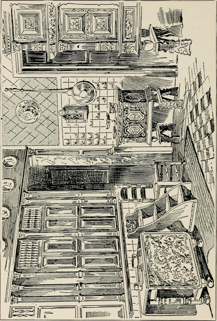 An illustration from The decorative periods, 1906, leaf 156