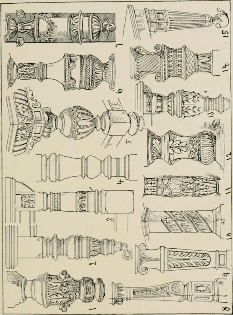 An illustration from The decorative periods, 1906, leaf 161