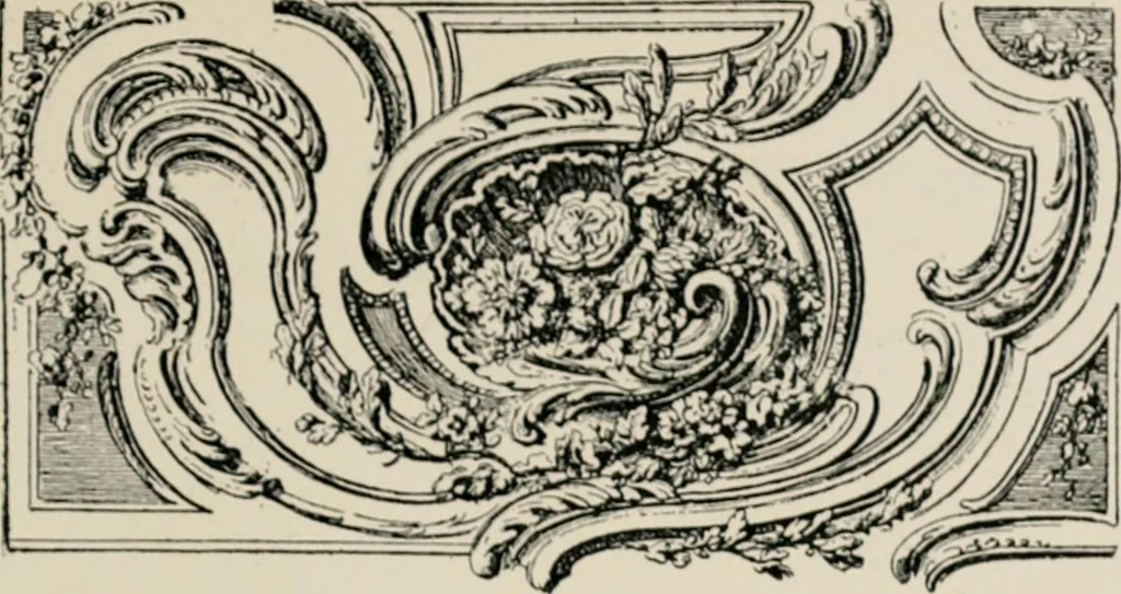 An illustration from The decorative periods, 1906, leaf 183