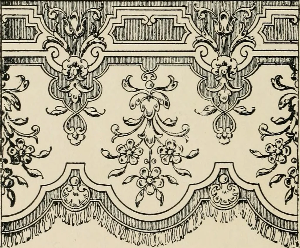 An illustration from The decorative periods, 1906, leaf 184