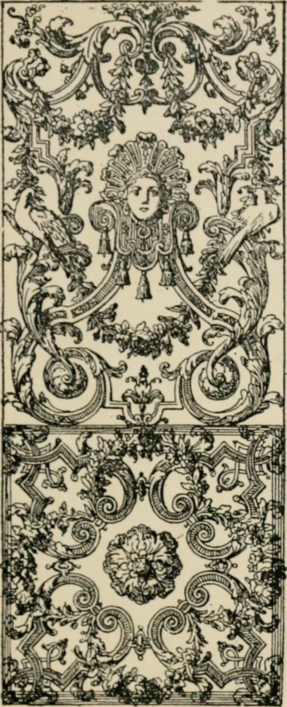 An illustration from The decorative periods, 1906, leaf 185