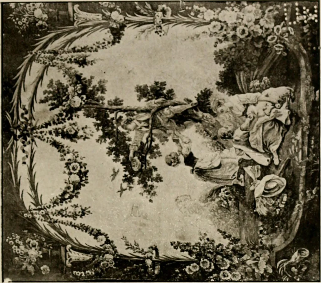 An illustration from The decorative periods, 1906, leaf 187