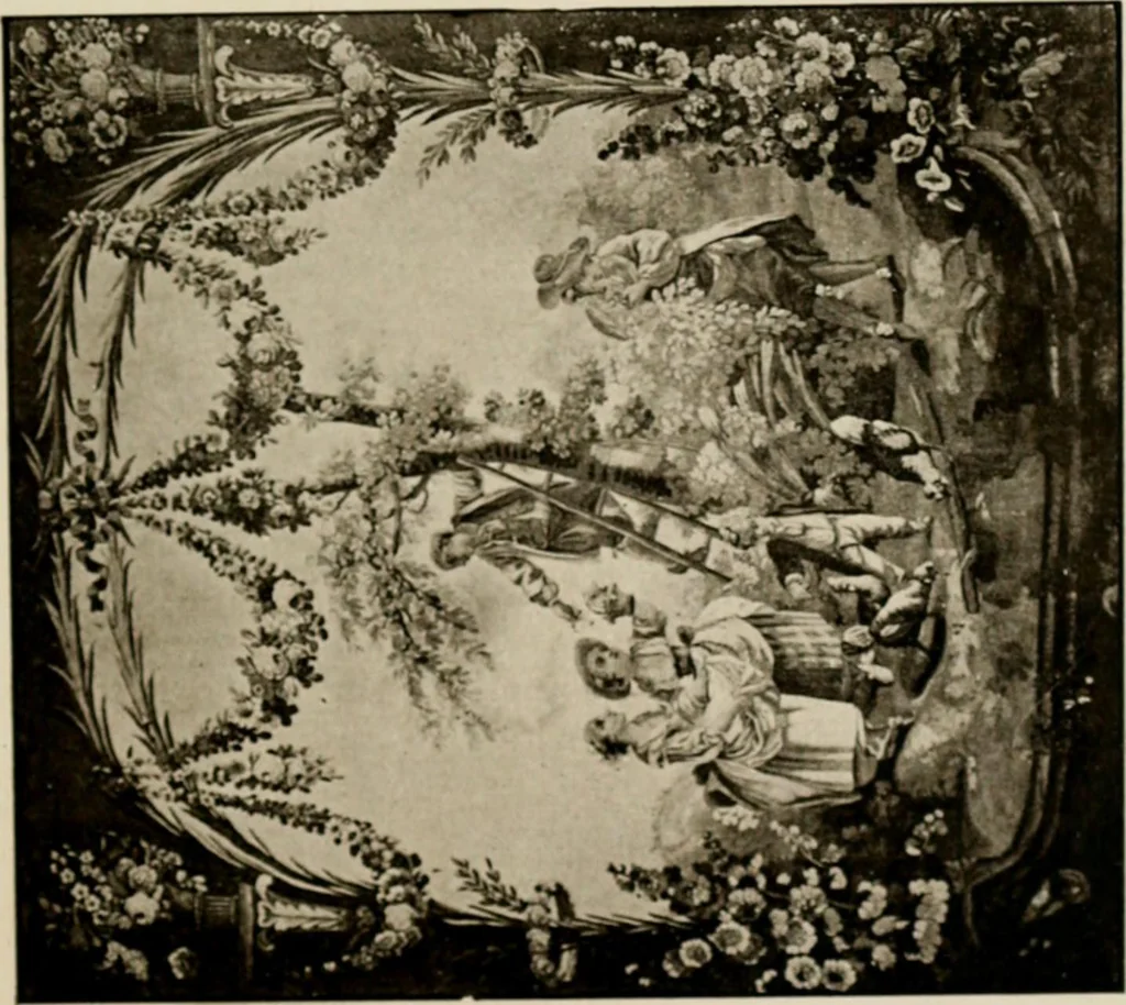An illustration from The decorative periods, 1906, leaf 187