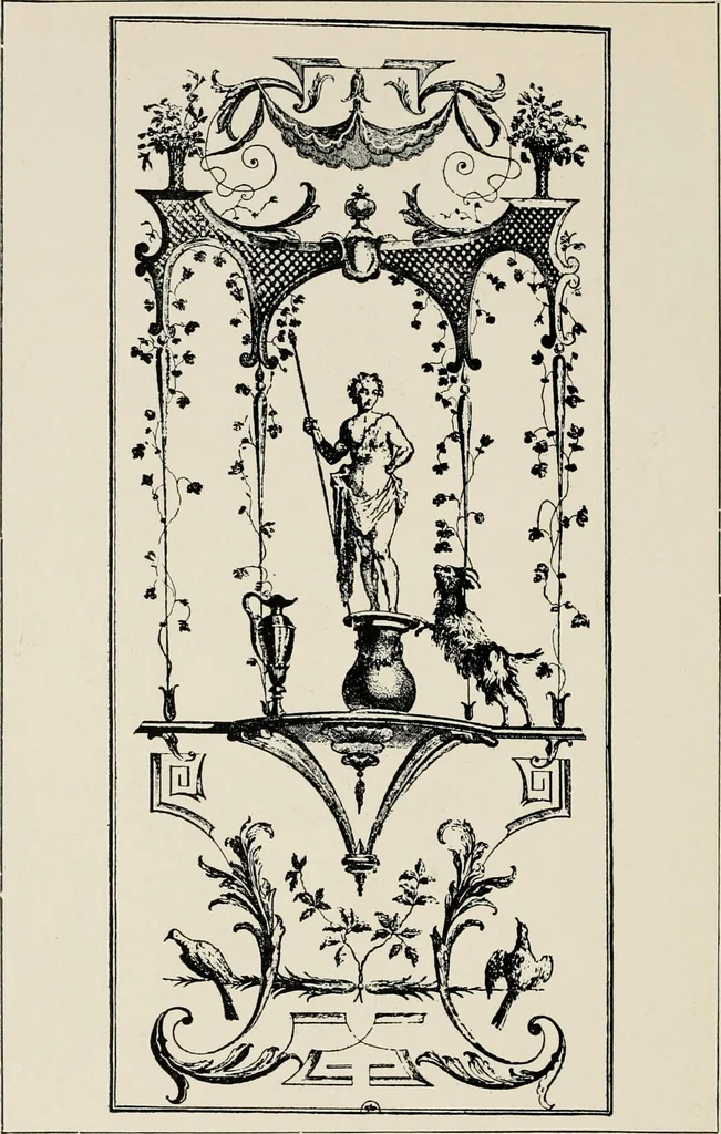 An illustration from The decorative periods, 1906, leaf 196