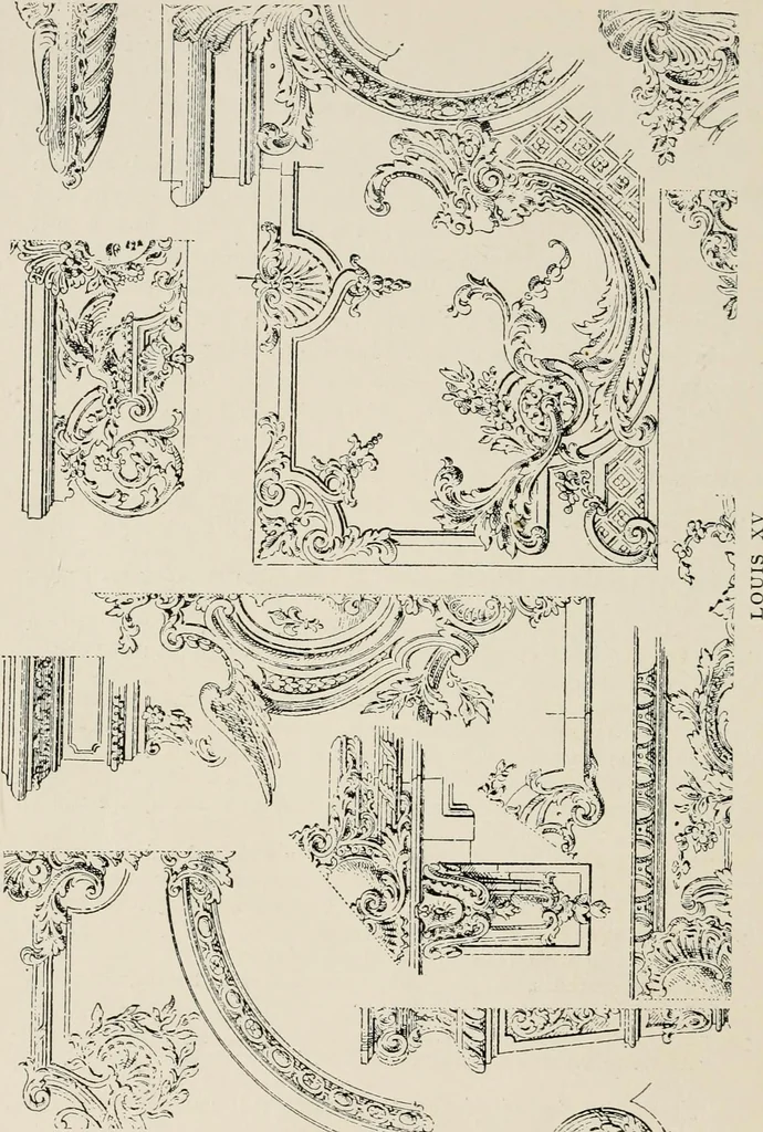 An illustration from The decorative periods, 1906, leaf 202