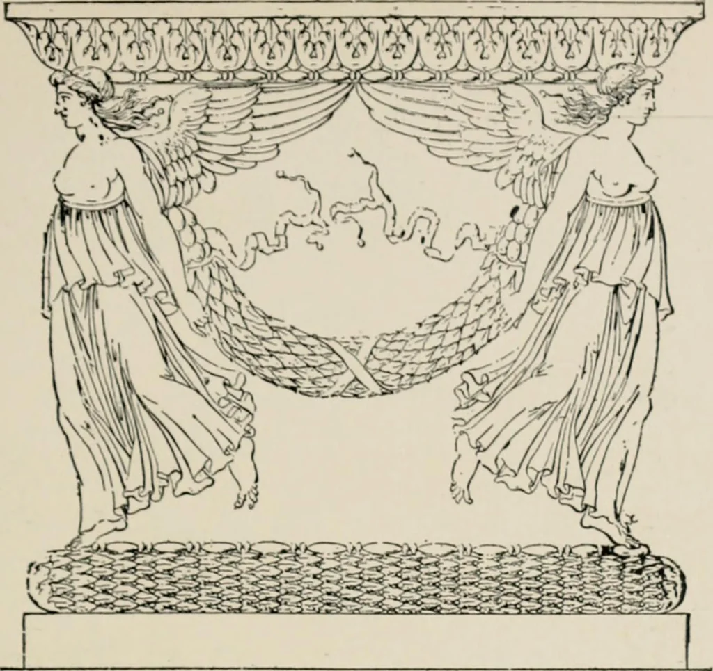 An illustration from The decorative periods, 1906, leaf 209