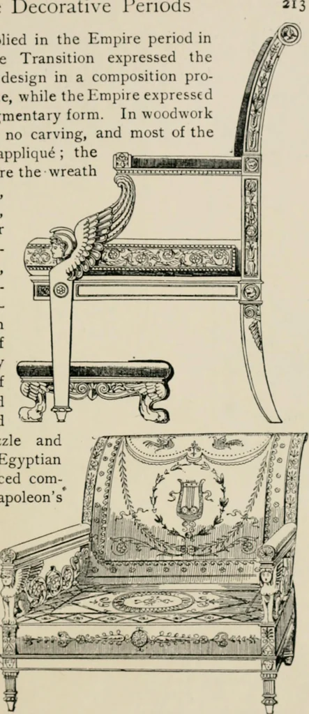 An illustration from The decorative periods, 1906, leaf 217