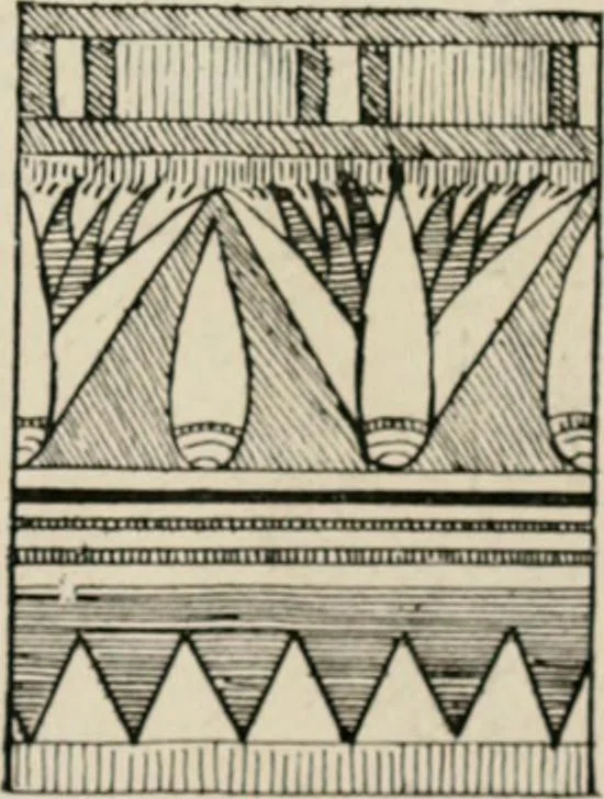 An illustration from The decorative periods, 1906, leaf 23