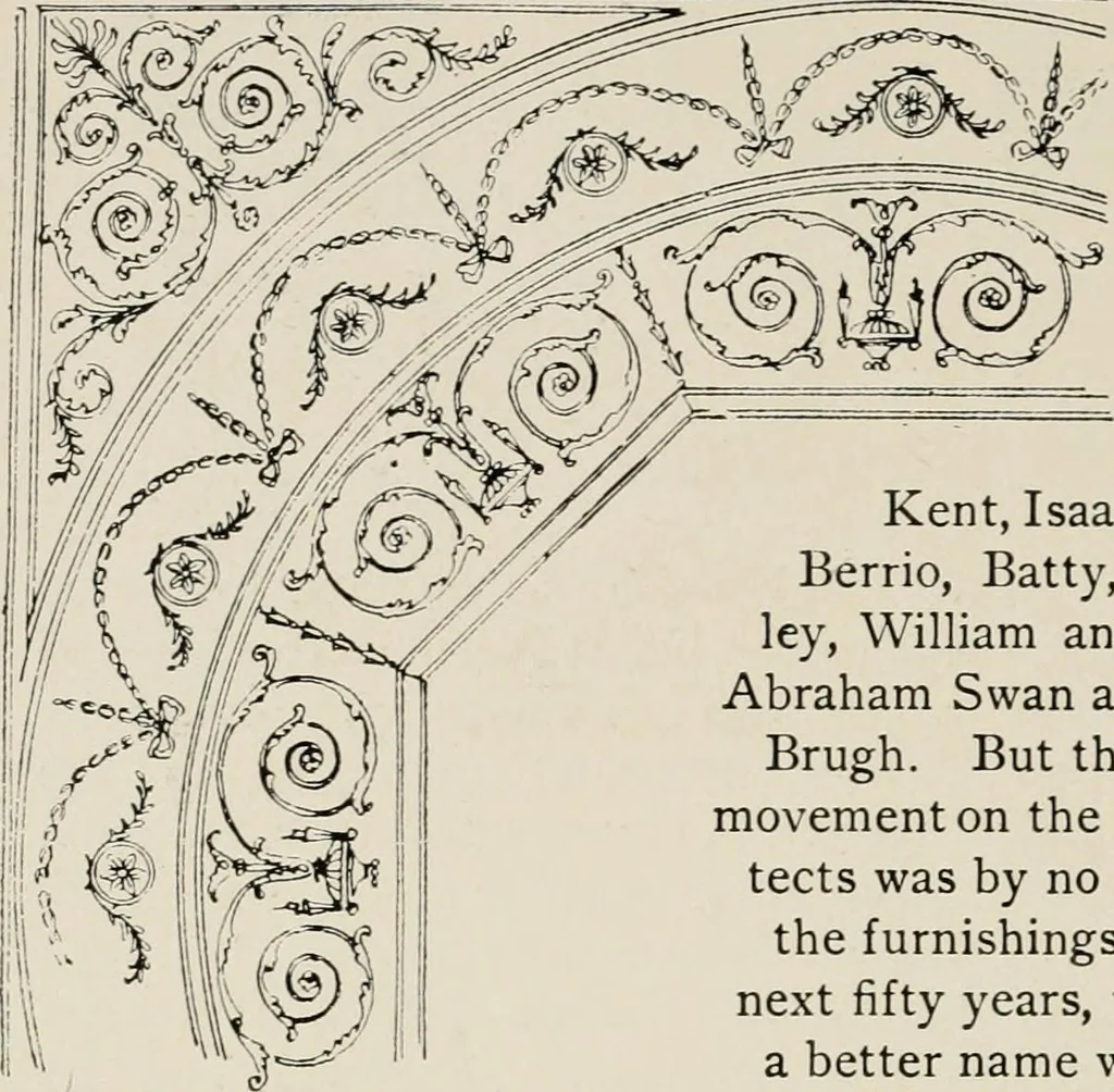 An illustration from The decorative periods, 1906, leaf 240