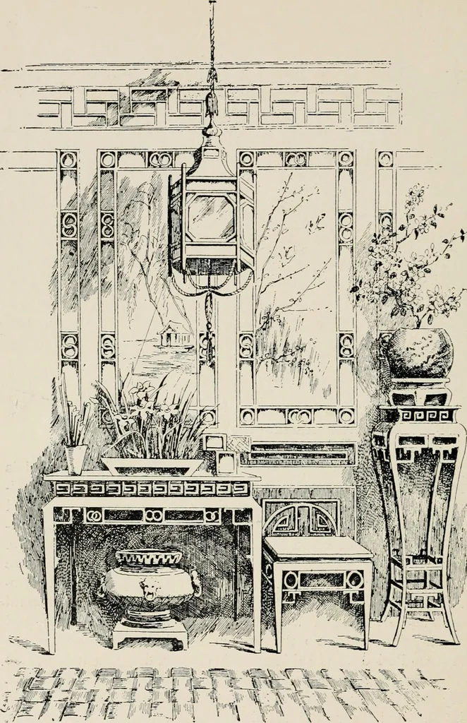 An illustration from The decorative periods, 1906, leaf 246