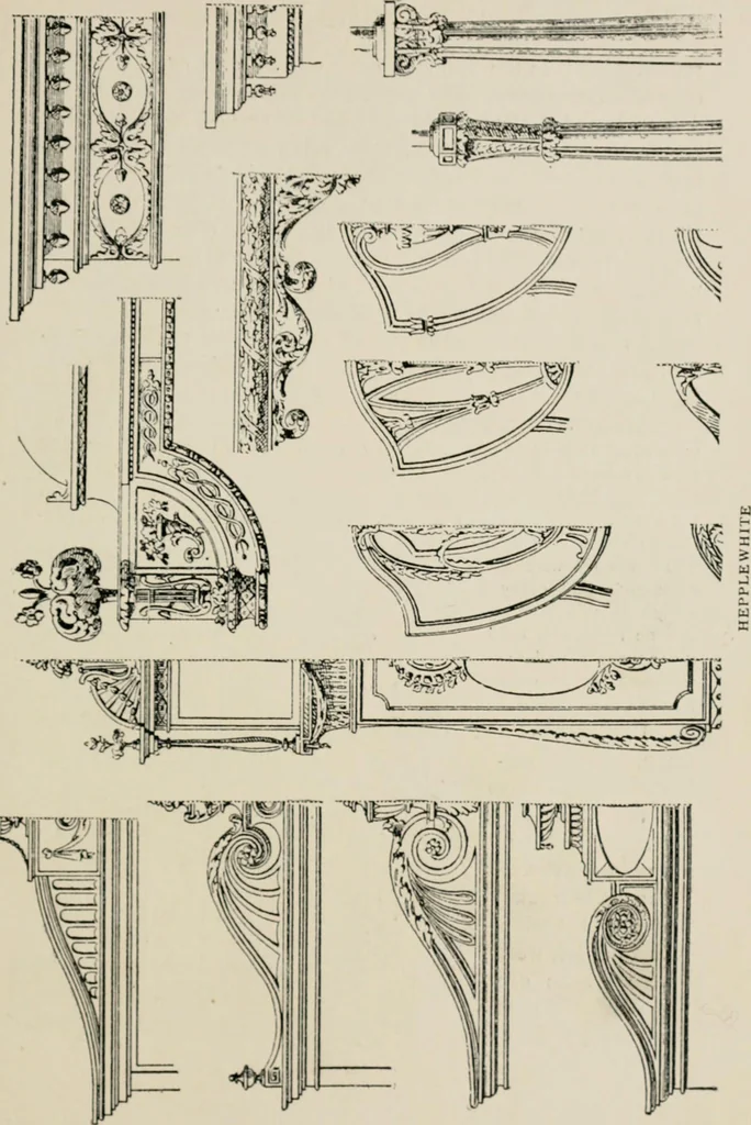 An illustration from The decorative periods, 1906, leaf 249