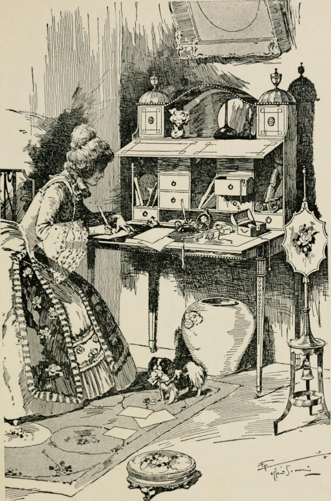 An illustration from The decorative periods, 1906, leaf 251