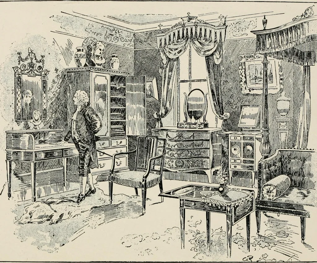 An illustration from The decorative periods, 1906, leaf 252
