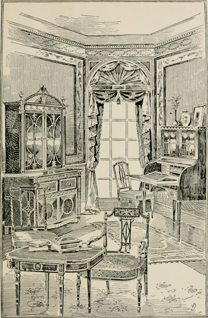 An illustration from The decorative periods, 1906, leaf 263