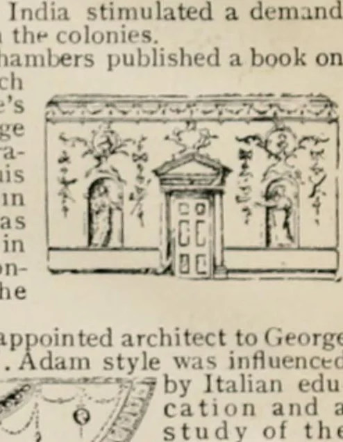 An illustration from The decorative periods, 1906, leaf 269