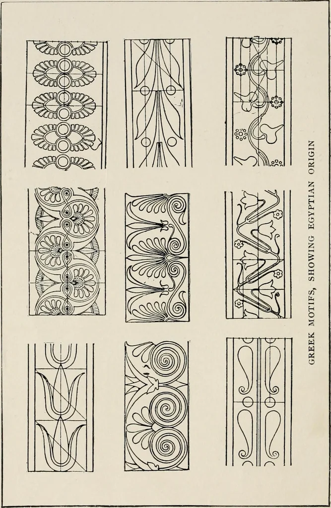 An illustration from The decorative periods, 1906, leaf 28
