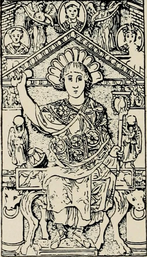 An illustration from The decorative periods, 1906, leaf 62