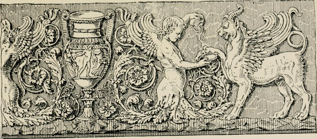 An illustration from The decorative periods, 1906, leaf 71