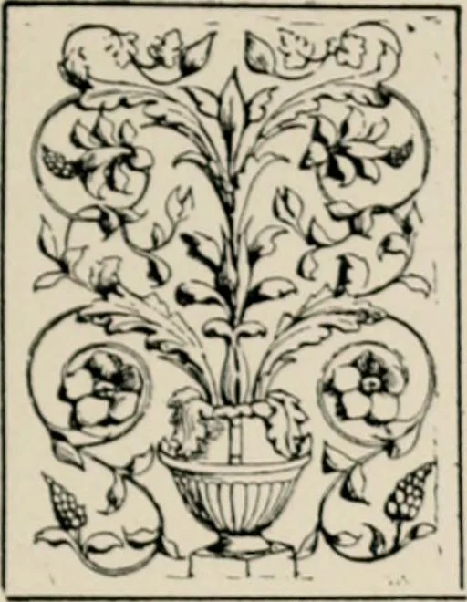 An illustration from The decorative periods, 1906, leaf 91