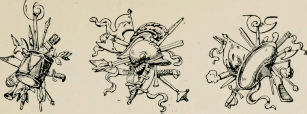 An illustration from The decorative periods, 1906, leaf 95
