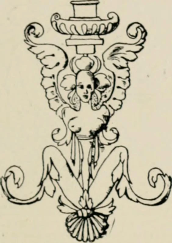 An illustration from The decorative periods, 1906, leaf 95