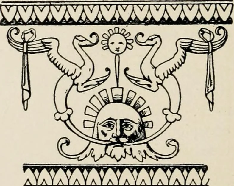 An illustration from The decorative periods, 1906, leaf 96
