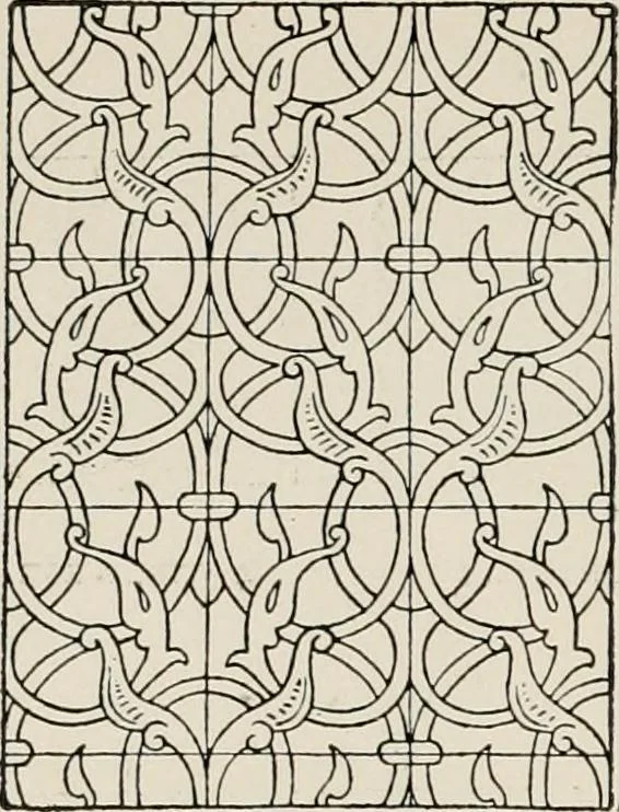 An illustration from The decorative periods, 1906, leaf 98