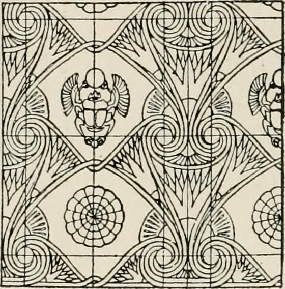 An illustration from The decorative periods, 1906, leaf 98