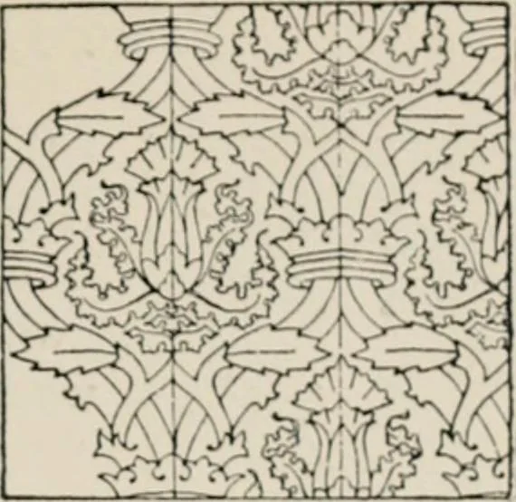 An illustration from The decorative periods, 1906, leaf 99