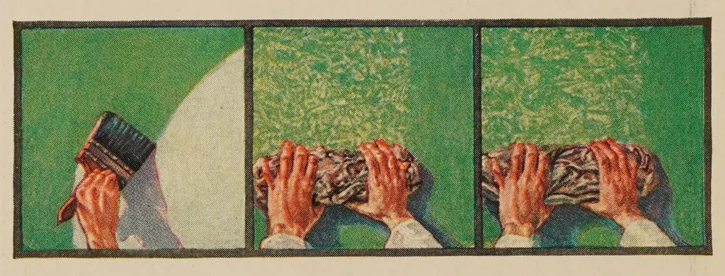 An illustration from Decorative possibilities of paint, 1926, leaf 10