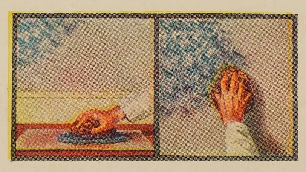 An illustration from Decorative possibilities of paint, 1926, leaf 12