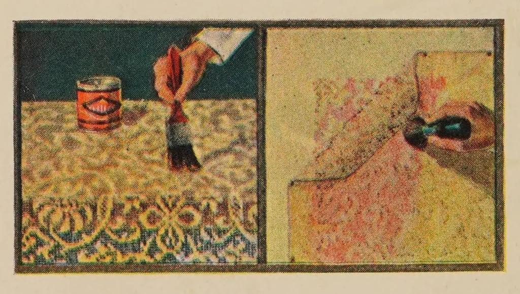 An illustration from Decorative possibilities of paint, 1926, leaf 14