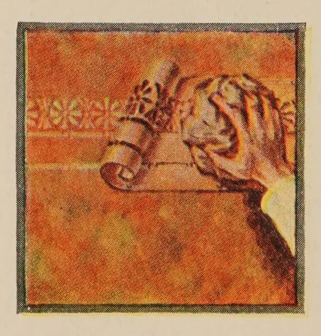 An illustration from Decorative possibilities of paint, 1926, leaf 20