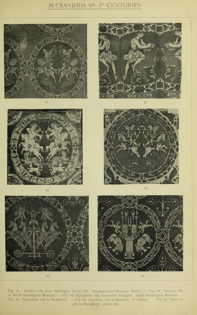 An illustration from Decorative silks, 1922, leaf 101