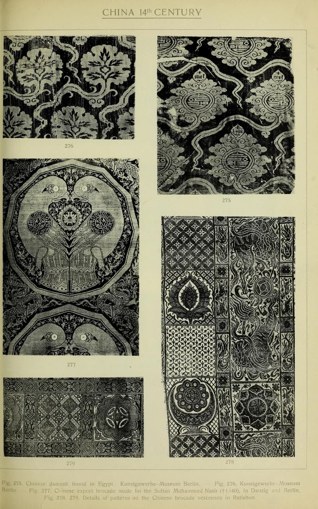 An illustration from Decorative silks, 1922, leaf 197
