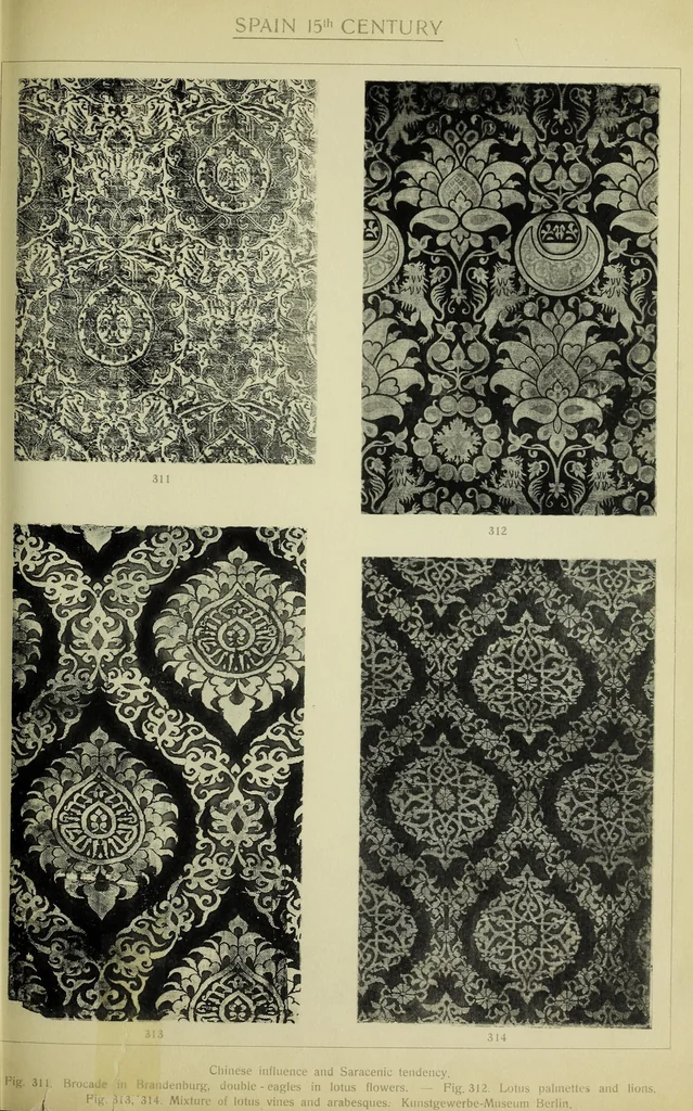 An illustration from Decorative silks, 1922, leaf 213