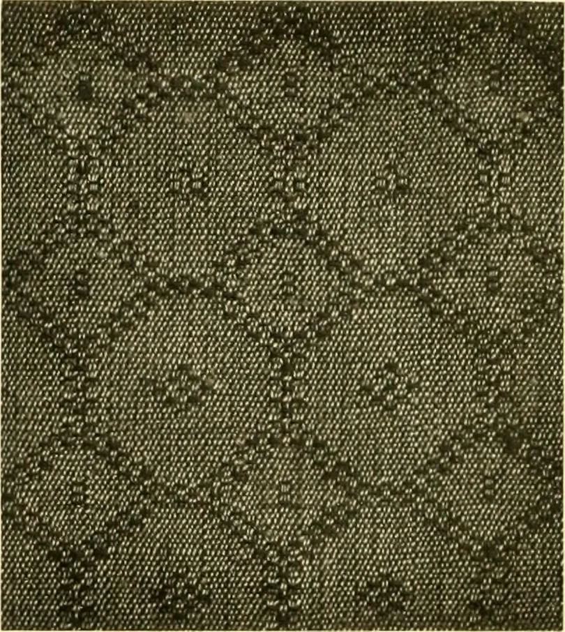 An illustration from Decorative textiles; an illustrated book on coverings for furniture, walls and floors, including damasks, brocades and velvets, tapestries, laces, embroideries, chintzes, cretones, drapery and furniture trimmings, wall papers, carpets and rugs, tooled and illuminated leathers, 1918, leaf 101