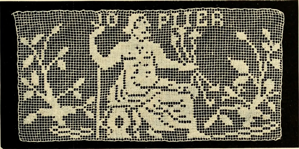 An illustration from Decorative textiles; an illustrated book on coverings for furniture, walls and floors, including damasks, brocades and velvets, tapestries, laces, embroideries, chintzes, cretones, drapery and furniture trimmings, wall papers, carpets and rugs, tooled and illuminated leathers, 1918, leaf 116