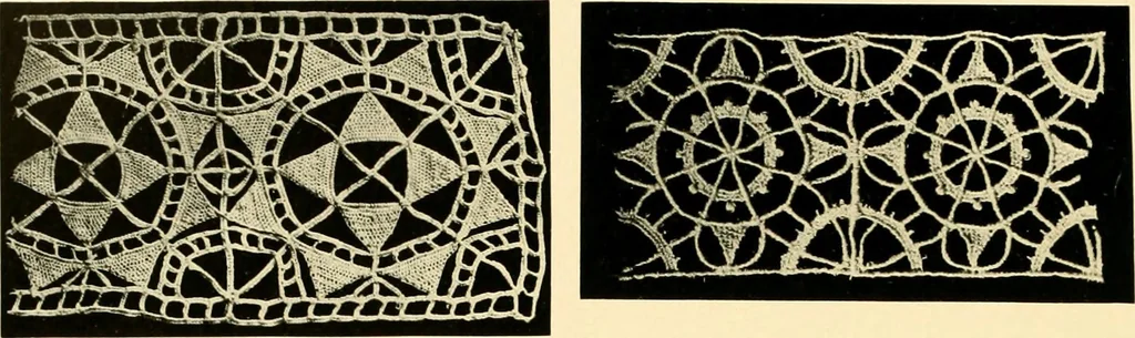 An illustration from Decorative textiles; an illustrated book on coverings for furniture, walls and floors, including damasks, brocades and velvets, tapestries, laces, embroideries, chintzes, cretones, drapery and furniture trimmings, wall papers, carpets and rugs, tooled and illuminated leathers, 1918, leaf 127