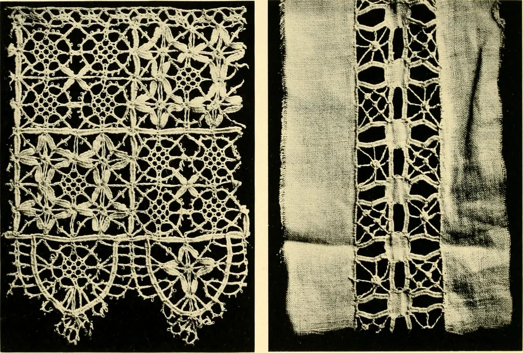 An illustration from Decorative textiles; an illustrated book on coverings for furniture, walls and floors, including damasks, brocades and velvets, tapestries, laces, embroideries, chintzes, cretones, drapery and furniture trimmings, wall papers, carpets and rugs, tooled and illuminated leathers, 1918, leaf 127