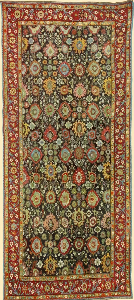 An illustration from Decorative textiles; an illustrated book on coverings for furniture, walls and floors, including damasks, brocades and velvets, tapestries, laces, embroideries, chintzes, cretones, drapery and furniture trimmings, wall papers, carpets and rugs, tooled and illuminated leathers, 1918, leaf 238