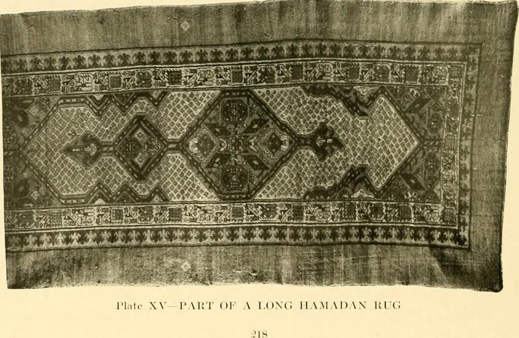An illustration from Decorative textiles; an illustrated book on coverings for furniture, walls and floors, including damasks, brocades and velvets, tapestries, laces, embroideries, chintzes, cretones, drapery and furniture trimmings, wall papers, carpets and rugs, tooled and illuminated leathers, 1918, leaf 247