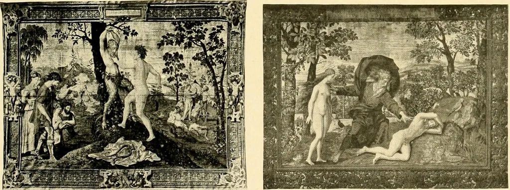 An illustration from Decorative textiles; an illustrated book on coverings for furniture, walls and floors, including damasks, brocades and velvets, tapestries, laces, embroideries, chintzes, cretones, drapery and furniture trimmings, wall papers, carpets and rugs, tooled and illuminated leathers, 1918, leaf 310