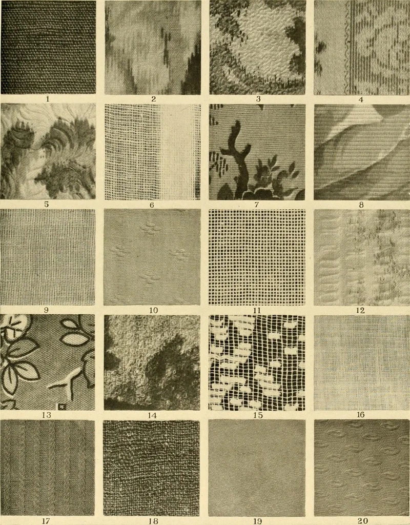 An illustration from Decorative textiles; an illustrated book on coverings for furniture, walls and floors, including damasks, brocades and velvets, tapestries, laces, embroideries, chintzes, cretones, drapery and furniture trimmings, wall papers, carpets and rugs, tooled and illuminated leathers, 1918, leaf 384