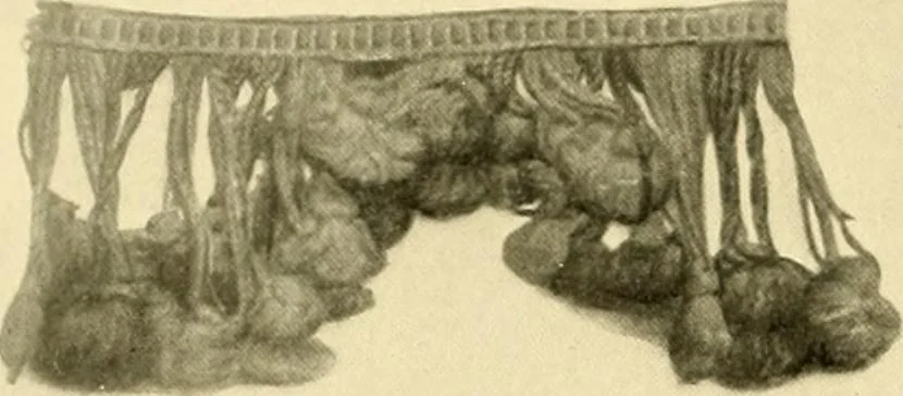 An illustration from Decorative textiles; an illustrated book on coverings for furniture, walls and floors, including damasks, brocades and velvets, tapestries, laces, embroideries, chintzes, cretones, drapery and furniture trimmings, wall papers, carpets and rugs, tooled and illuminated leathers, 1918, leaf 441