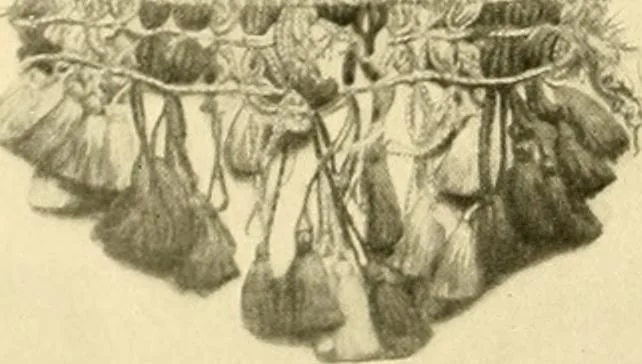 An illustration from Decorative textiles; an illustrated book on coverings for furniture, walls and floors, including damasks, brocades and velvets, tapestries, laces, embroideries, chintzes, cretones, drapery and furniture trimmings, wall papers, carpets and rugs, tooled and illuminated leathers, 1918, leaf 441
