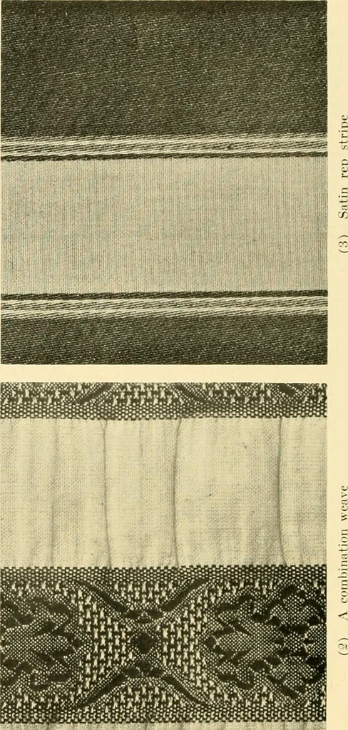 An illustration from Decorative textiles; an illustrated book on coverings for furniture, walls and floors, including damasks, brocades and velvets, tapestries, laces, embroideries, chintzes, cretones, drapery and furniture trimmings, wall papers, carpets and rugs, tooled and illuminated leathers, 1918, leaf 95