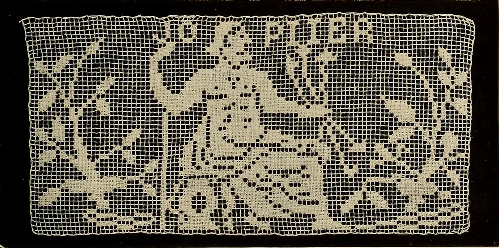 An illustration from Decorative textiles; an illustrated book on coverings for furniture, walls and floors, including damasks, brocades and velvets, tapestries, laces, embroideries, chintzes, cretonnes, drapery and furniture trimmings, wall papers, carpets and rugs, tooled and illuminated leathers, 1918, leaf 114