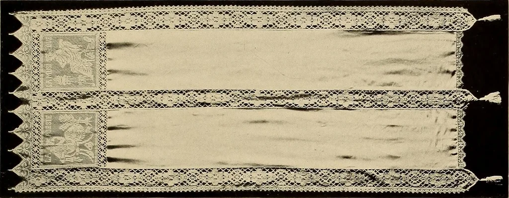 An illustration from Decorative textiles; an illustrated book on coverings for furniture, walls and floors, including damasks, brocades and velvets, tapestries, laces, embroideries, chintzes, cretonnes, drapery and furniture trimmings, wall papers, carpets and rugs, tooled and illuminated leathers, 1918, leaf 120